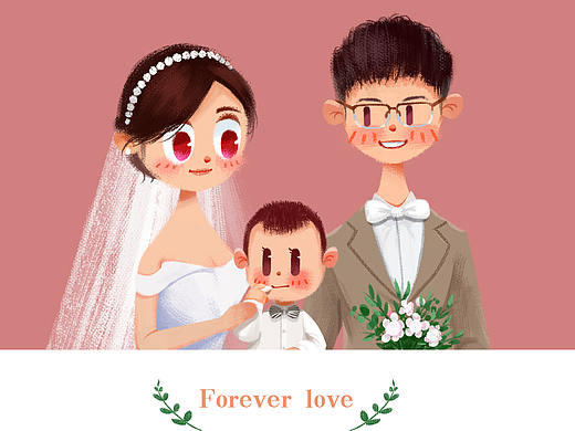 給老婆三周年的那些畫（個(gè)人主頁(yè)-ZNTc0MzI1NDQ=） - 藝術(shù)插畫 - 站酷設(shè)計(jì)師久久爸原創(chuàng)素材 - 站酷ZCOOL