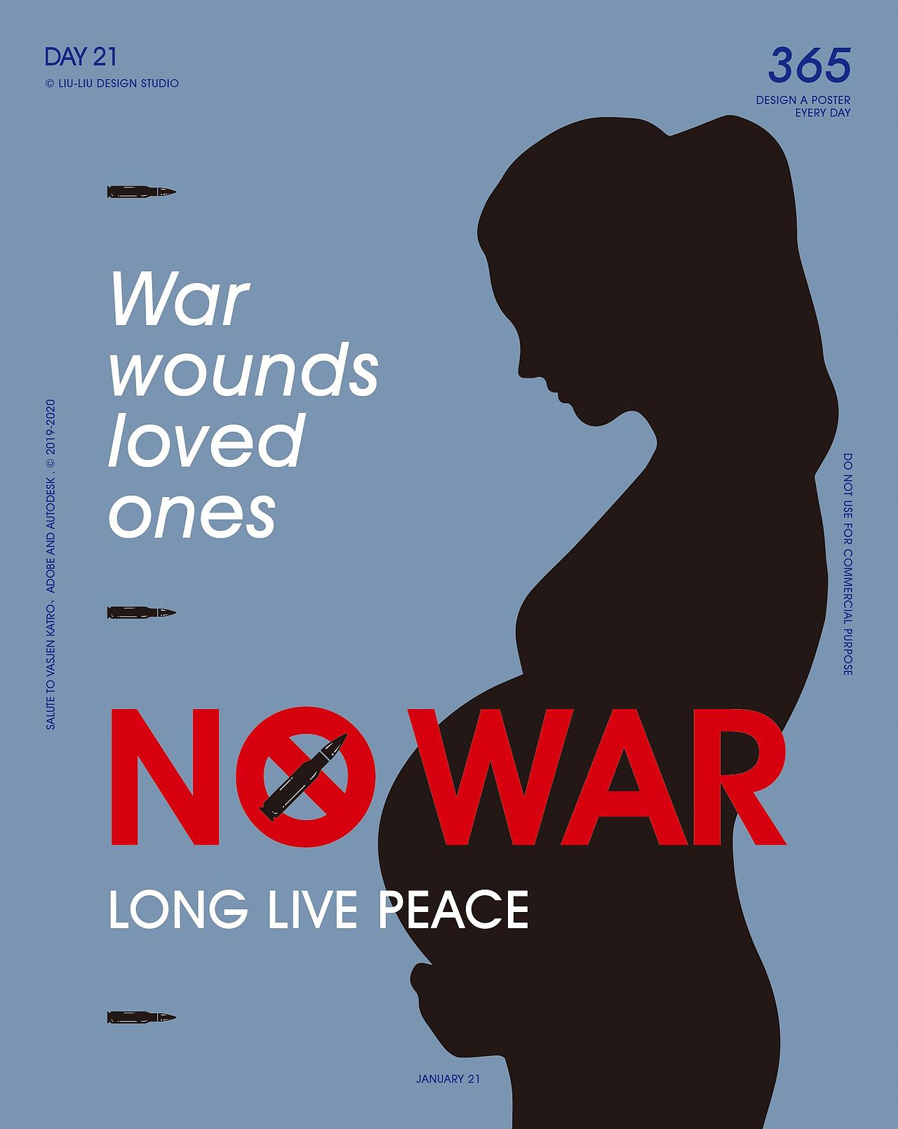 反战题材的原创创意海报