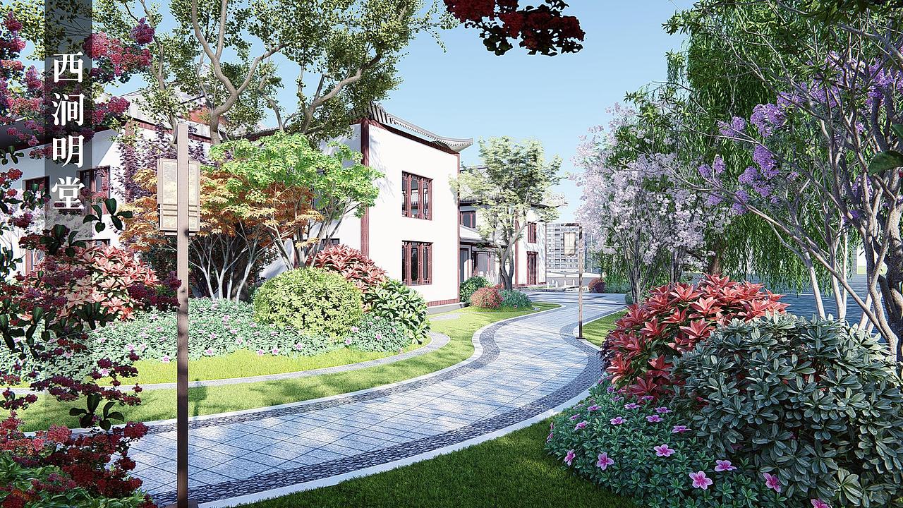 临湖会所景观设计 lumion出图