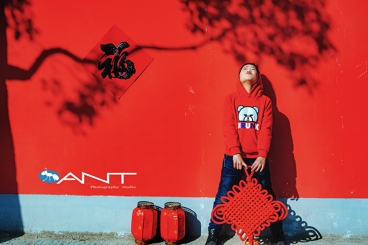 外景系列 大红色的年味