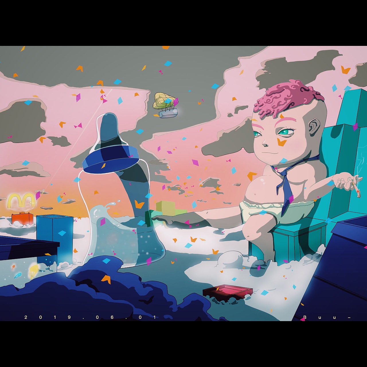 儿童节（图ZMTYxNTUwNzgw） - 创作习作 - 站酷设计师布欧酱原创素材 - 站酷ZCOOL