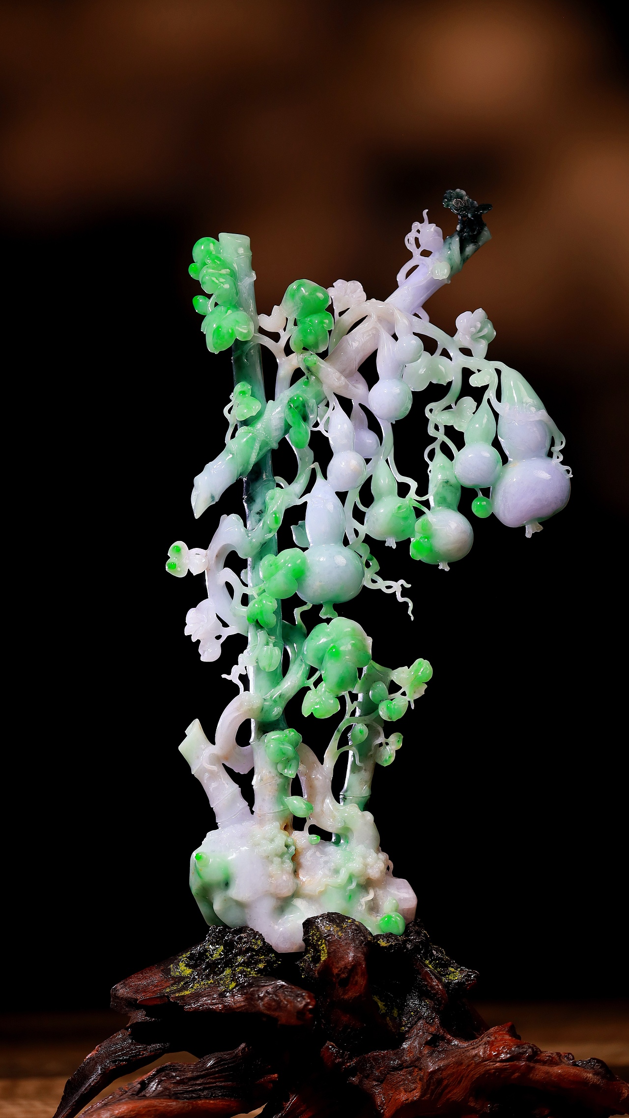 翡翠雕刻艺术品葫芦（图ZMzc3NjE0ODA0） - 其他手工艺 - 站酷设计师魏烈锋原创素材 - 站酷ZCOOL