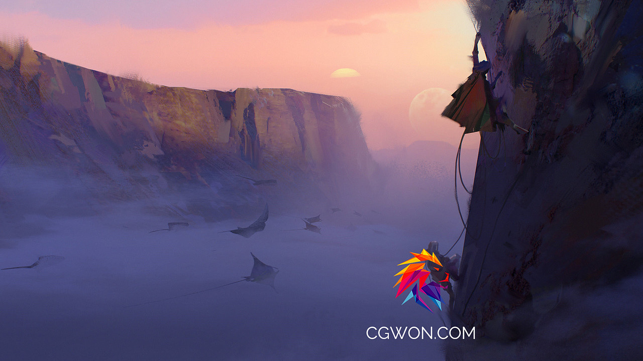 国外超帅原画场景