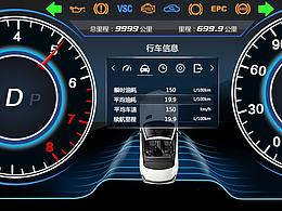 汽车UI仪表盘