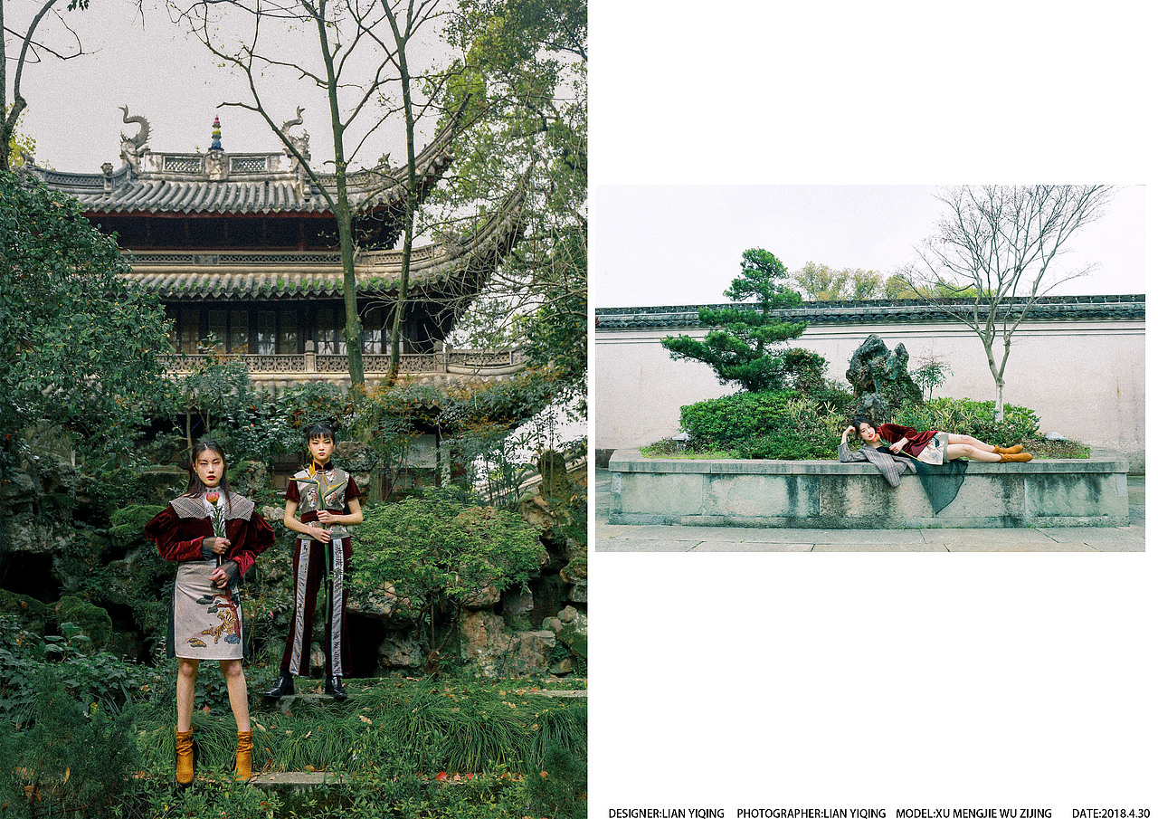 松风/服装系学生毕业设计/中国风摄影作品/国潮中国风