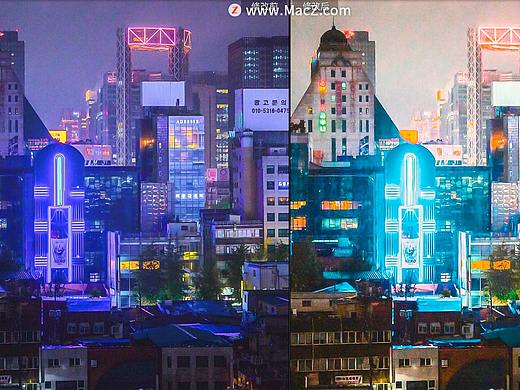 霓虹灯夜景人像后期调色Lr预设