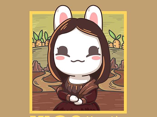 撩萌兔IP卡通形象衍生—手机壳