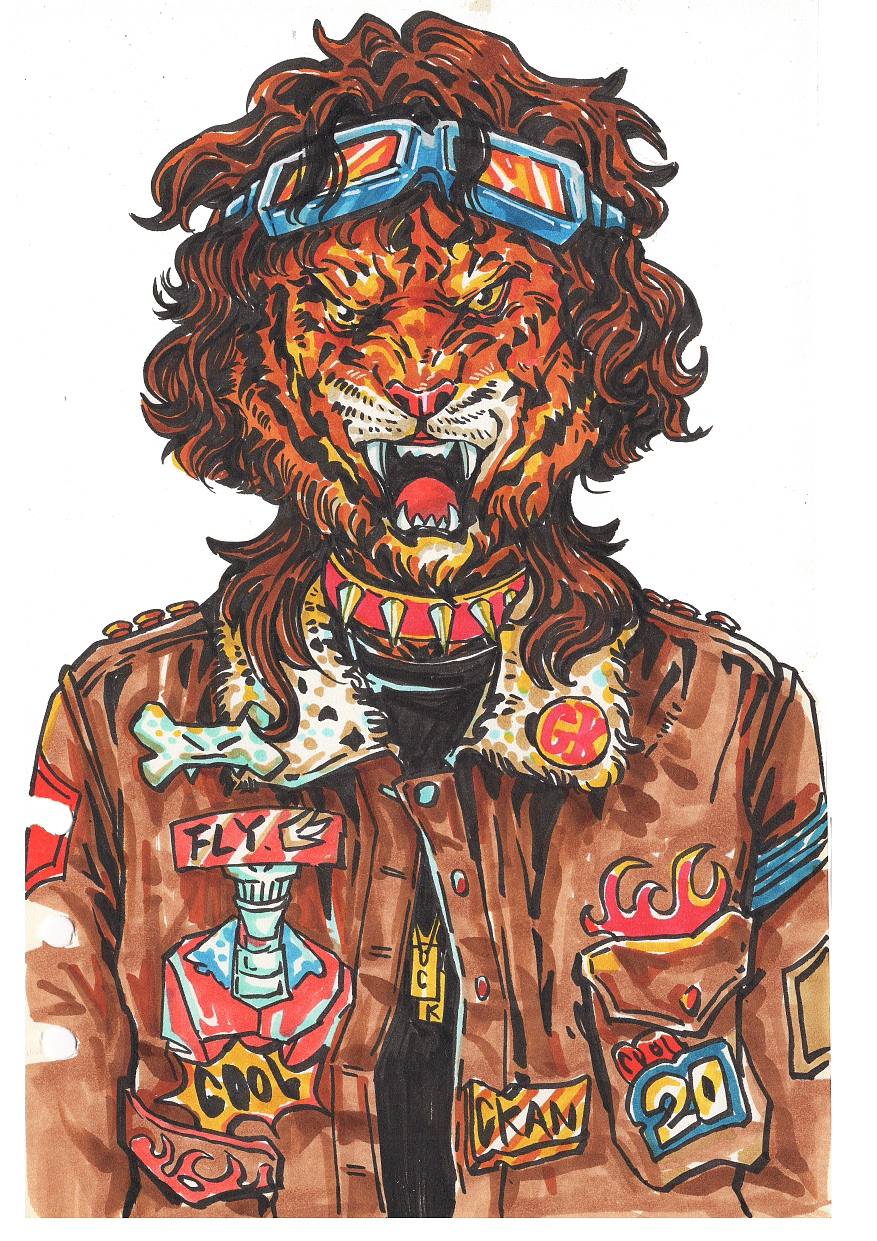 2022年动物系列插画