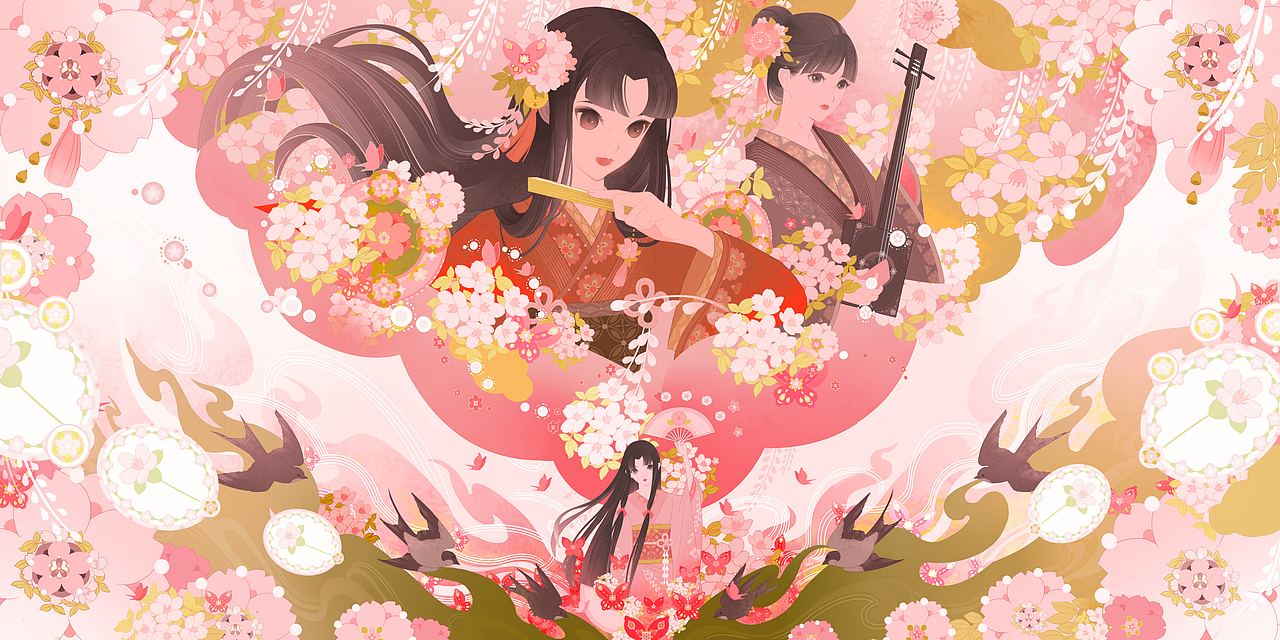 系列插画《四季》（图ZMjY3NzIwMzUy） - 创作习作 - 站酷设计师李湘湘XX原创素材 - 站酷ZCOOL