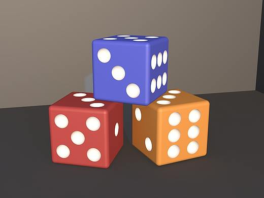 3个骰子
