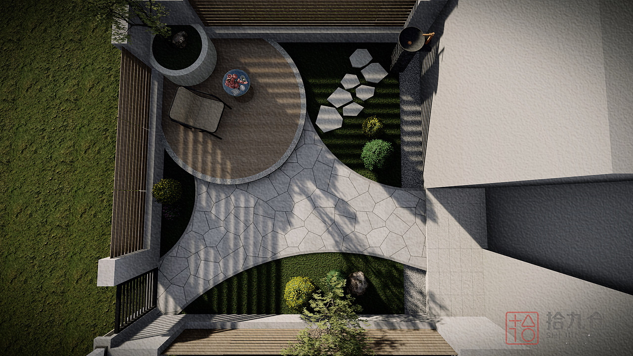 长沙—北辰中央公园现代庭院设计（图ZMjU3MzI5NjA0） - 景观设计 - 站酷设计师杂木之亭原创素材 - 站酷ZCOOL