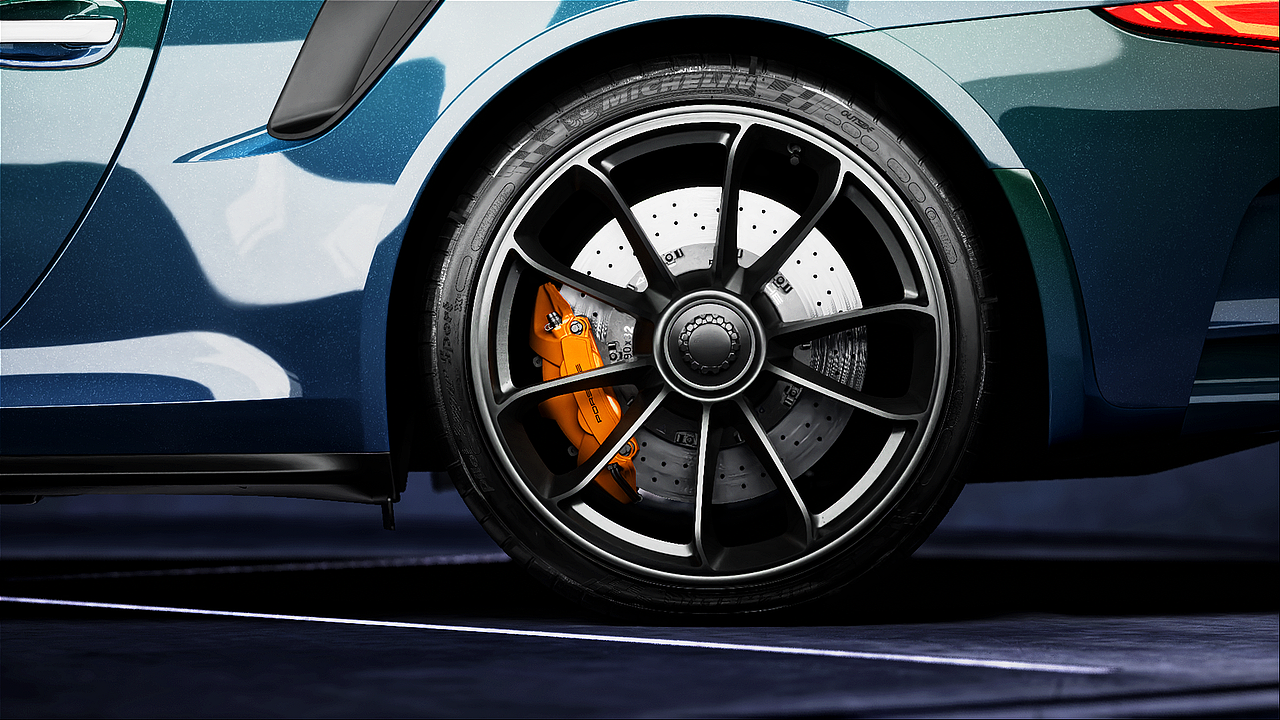 《保保保 保时捷Porsche》CG渲染汽车产品视频_Arkin