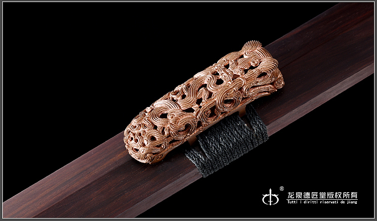 德匠堂宝剑龙泉刀剑紫铜装櫑具剑经典版dj2795
