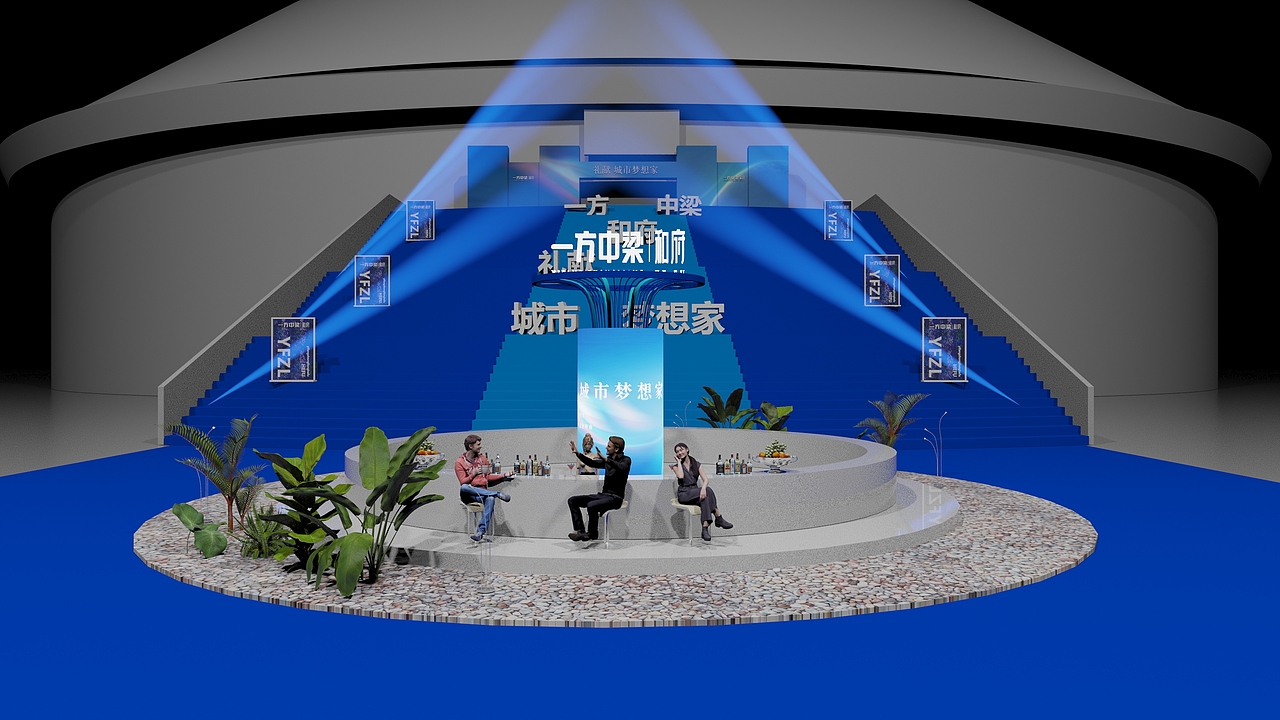 舞美 一方中梁 和府（图ZMjYyMzg4OTA4） - 场景 - 站酷设计师柒木设计工作室原创素材 - 站酷ZCOOL
