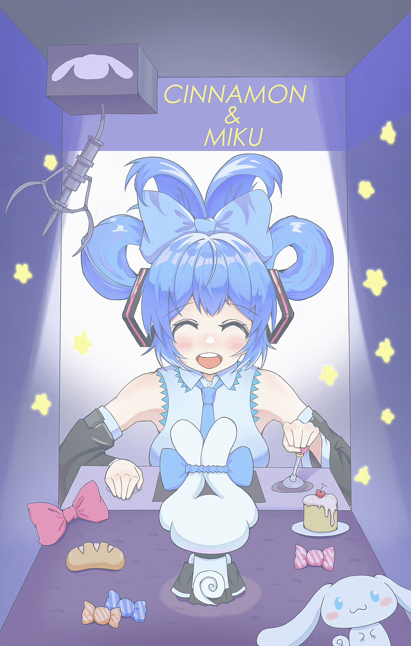 玉桂狗和初音未来（图ZMzIyMTQ0MDU2） - 商业插画 - 站酷设计师CuRRy3原创素材 - 站酷ZCOOL