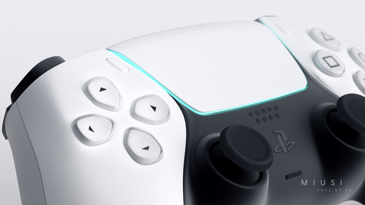 产品渲染-3C产品之PlayStation 5（图ZMjYxODkzMDQw） - 产品 - 站酷设计师Mousai缪斯原创素材 - 站酷ZCOOL