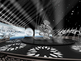 舞美效果图 秀场 龙年舞台