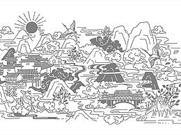 茶包装插画
