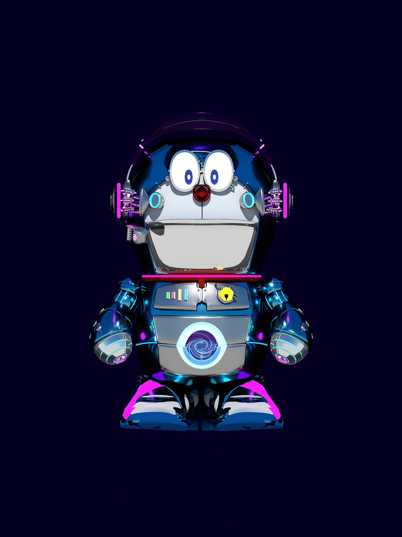 潮玩/赛博朋克-哆啦a梦