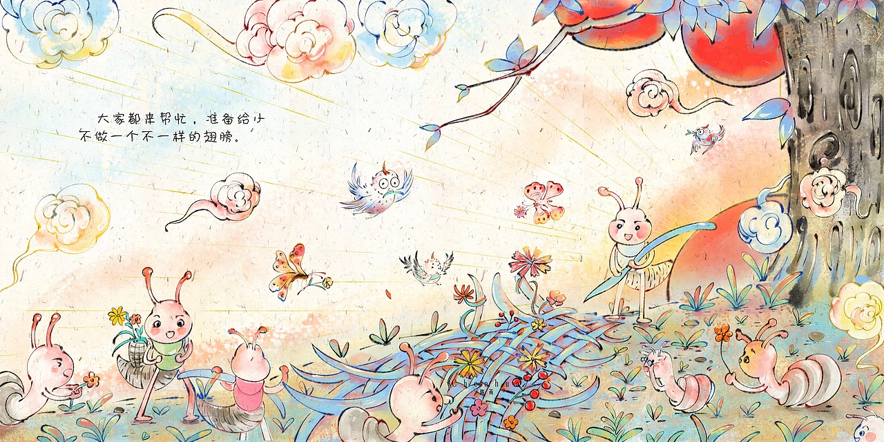 《大福的奇幻之旅》（图ZMzk4MjcyNjAw） - 绘本 - 站酷设计师陈画的画原创素材 - 站酷ZCOOL