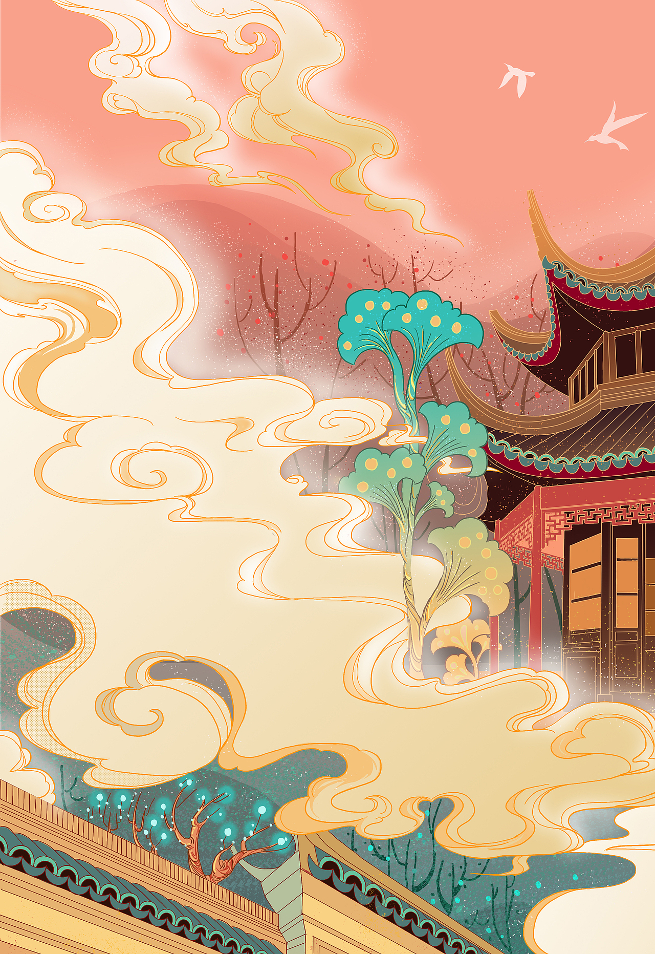 江南好（图ZMTY3MDQwNjc2） - 商业插画 - 站酷设计师文月Ann原创素材 - 站酷ZCOOL