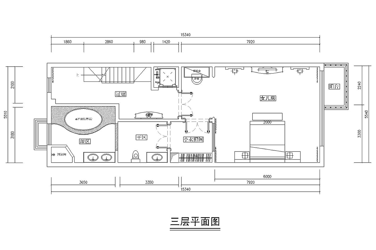 大连装修案例-曼哈顿-简欧-380㎡