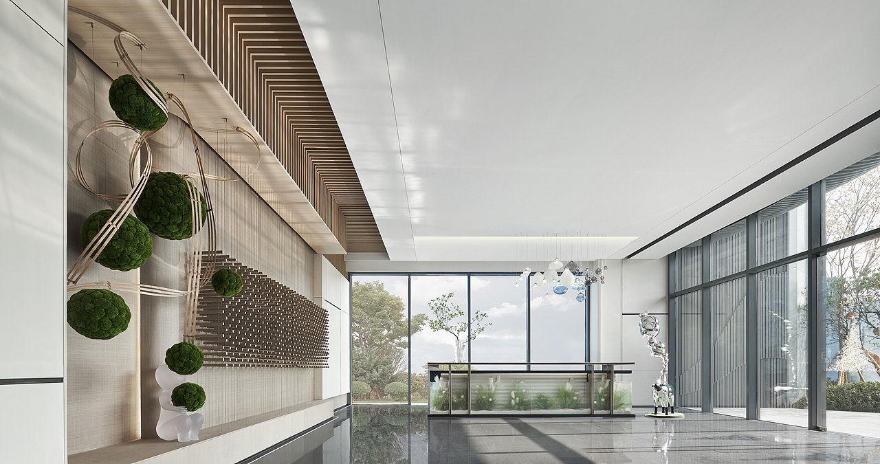 金华翡翠云邸售楼处——会呼吸的售楼处