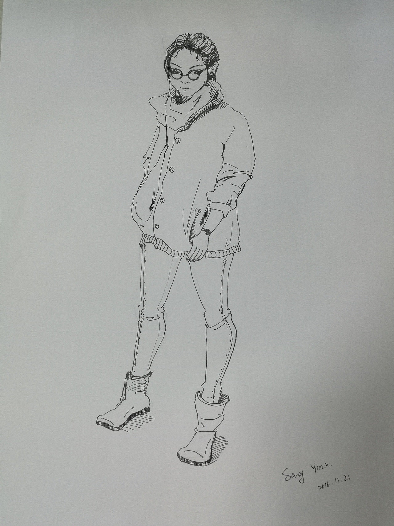 人物速写【高考练习】