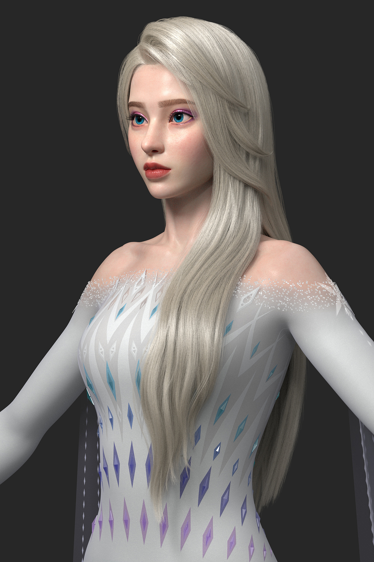 冰雪奇缘2 艾莎（图ZMjI3Mjc3MDQ0） - 人物/生物 - 站酷设计师叶超凡原创素材 - 站酷ZCOOL