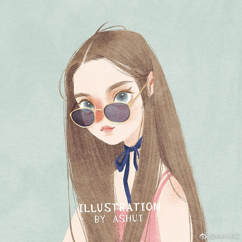 有一种风叫少女风【6P】（图ZOTI0MjYyMzI=） - 创作习作 - 站酷设计师Ashui啊睡原创素材 - 站酷ZCOOL