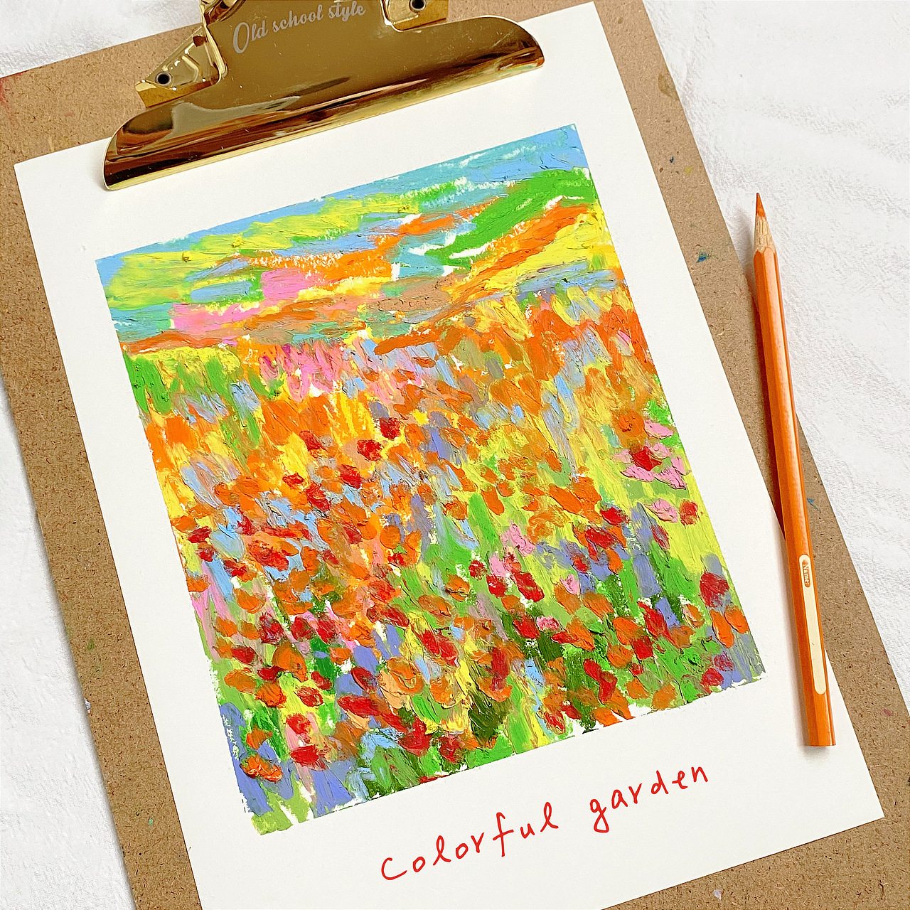 油画棒风景画🌸💕（图ZMjk2OTc0NTU2） - 绘画 - 站酷设计师猪瑶原创素材 - 站酷ZCOOL