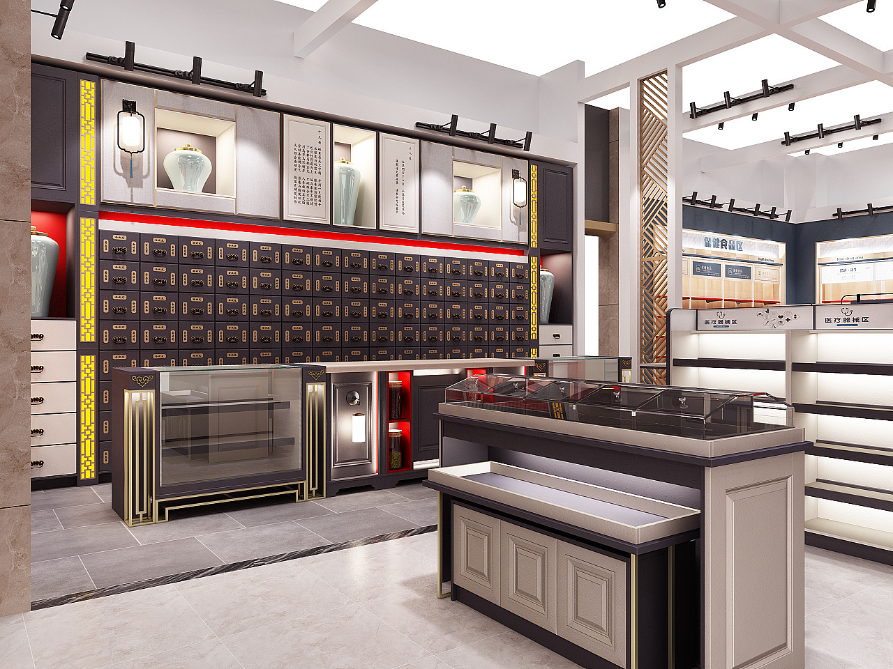 药店设计中药店设计西药店设计