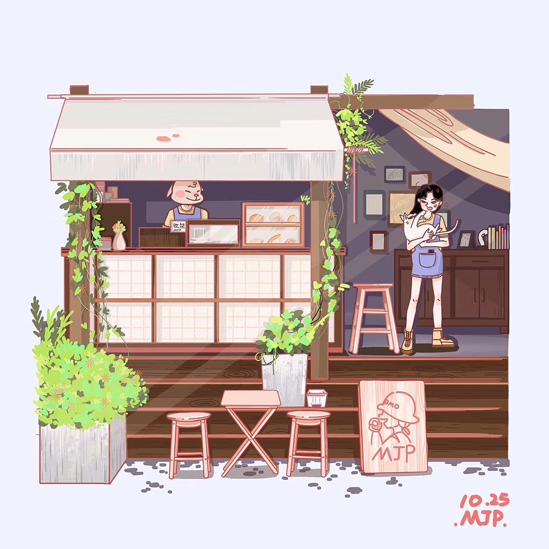 小角落的店店（图ZMTg0MzY3Mjg0） - 创作习作 - 站酷设计师MJPL原创素材 - 站酷ZCOOL