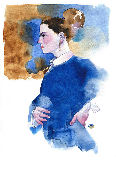 recent watercolour fashion illustration（图ZMzA0MzQzNTI=） - 商业插画 - 站酷设计师ChowLee原创素材 - 站酷ZCOOL