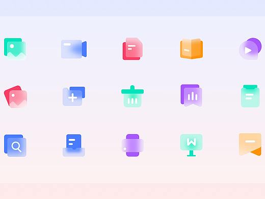 磨砂质感icon设计