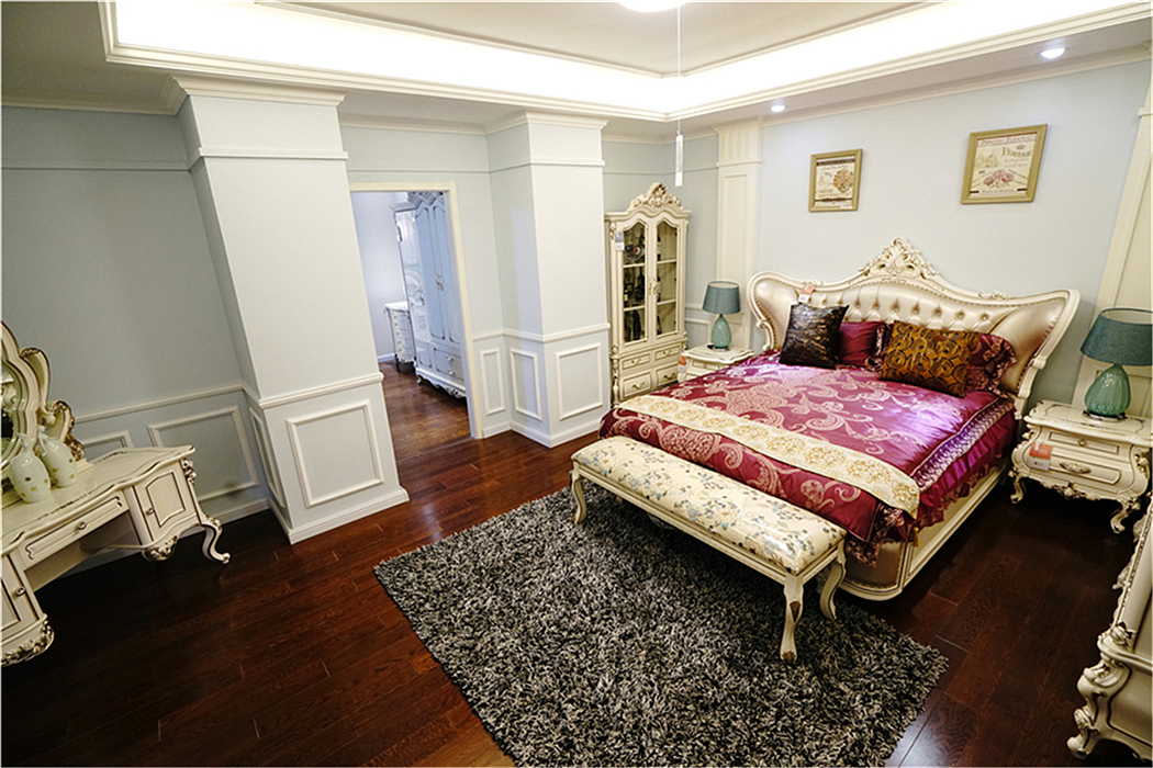 【西安盛腾家装】法式浪漫风格-样板间装修效果图