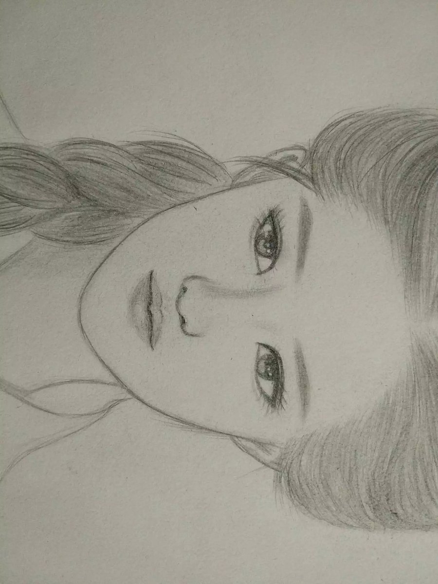 刘亦菲手绘素描