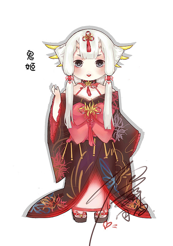 q版同人-奇迹暖暖-鬼姬