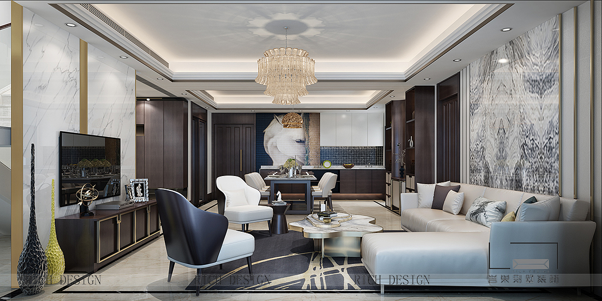 港铁天颂，现代装修装饰，深圳装修公司