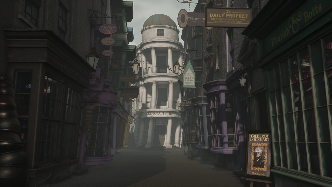 cg建模哈利波特对角巷