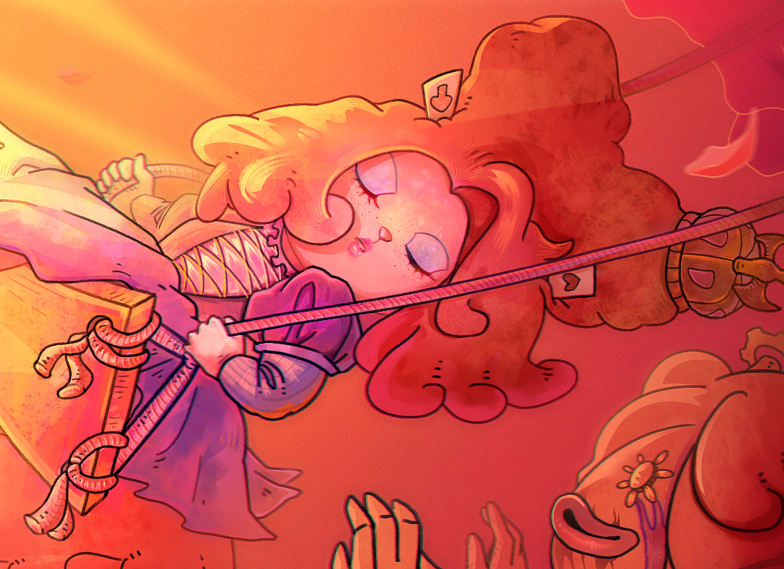 拉娅的梦幻冒险-系列插画|永远的仆人