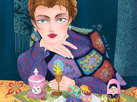 畫報女孩（個人主頁-ZNDY5ODEwNjA=） - 創(chuàng)作習(xí)作 - 站酷設(shè)計師羿羿醬原創(chuàng)素材 - 站酷ZCOOL