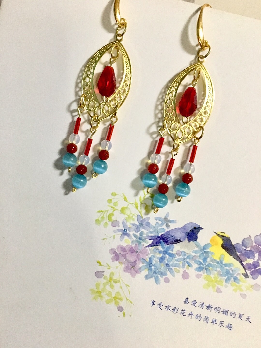 手作发簪步摇合集,安禅原创