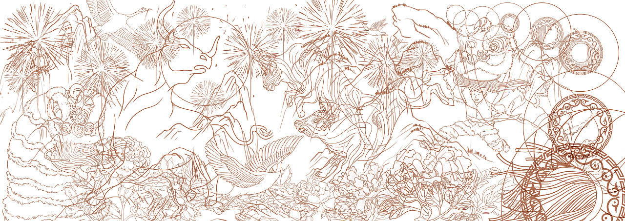 牛年大吉（图ZMjQyMzc5OTk2） - 商业插画 - 站酷设计师Lam雷鸣原创素材 - 站酷ZCOOL