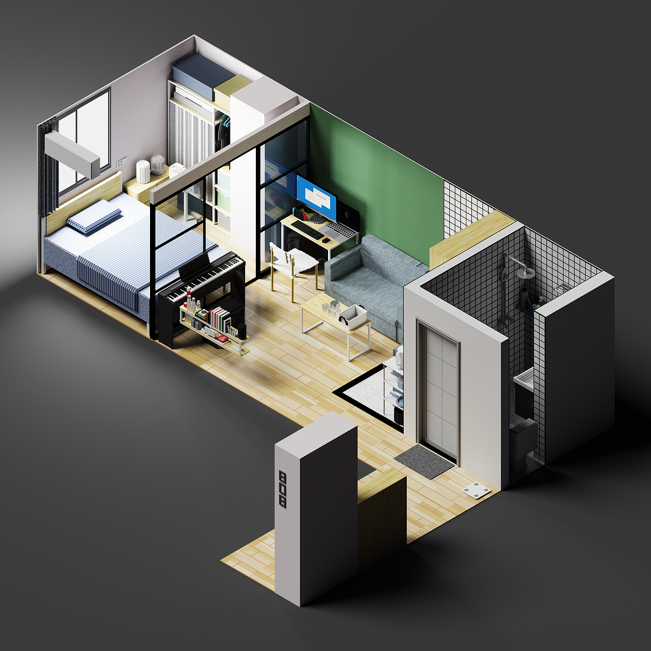 MagicaVoxel 其它作品2（图ZMzAwODU4MzA4） - 其他三维 - 站酷设计师图为设计原创素材 - 站酷ZCOOL