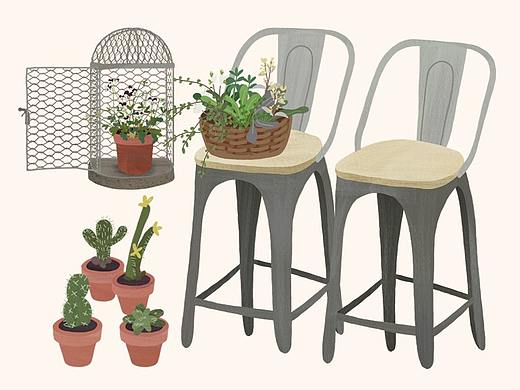 啊布的雜貨花園（個(gè)人主頁-ZMzUzMjM5MDQ=） - 商業(yè)插畫 - 站酷設(shè)計(jì)師芭妖原創(chuàng)素材 - 站酷ZCOOL