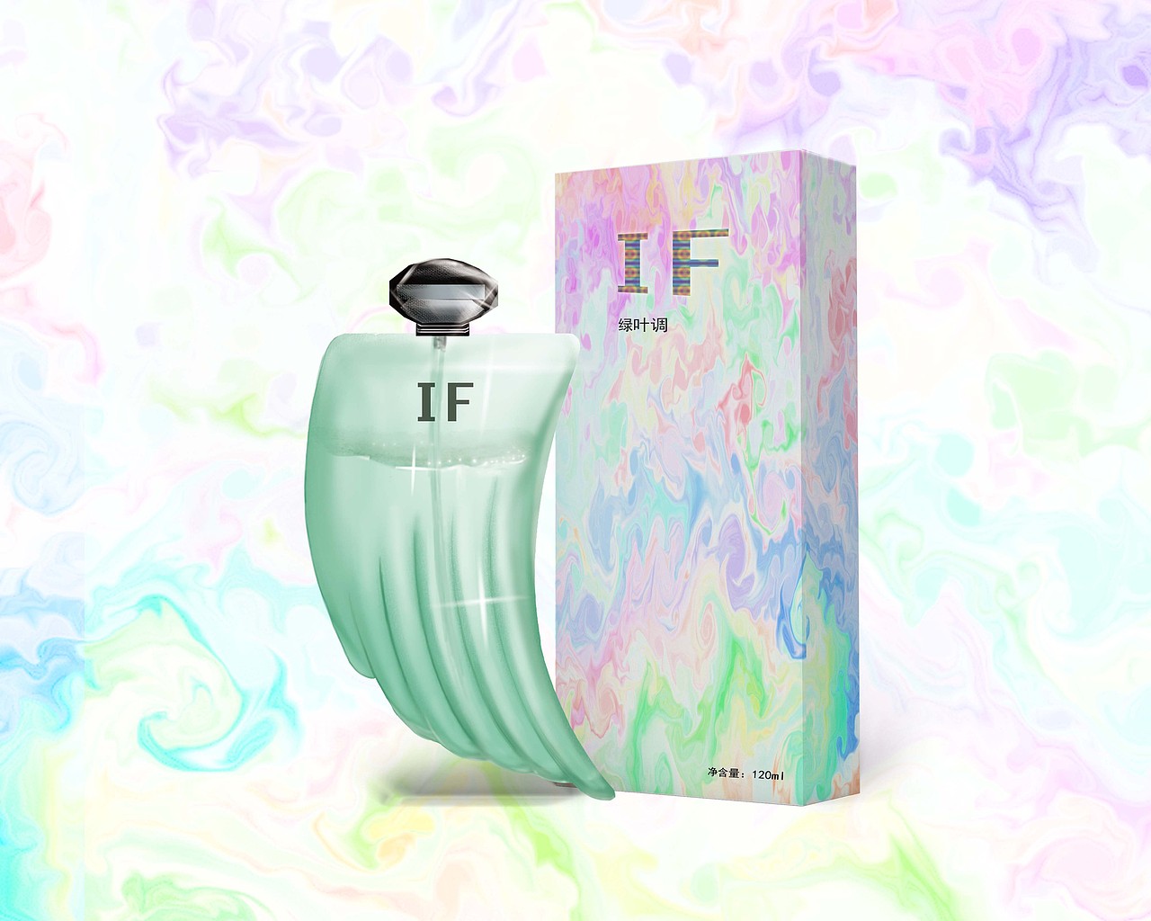 if香水包装容器设计