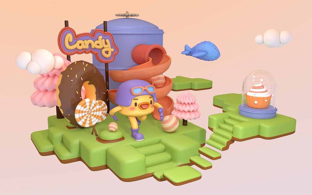 C4D（图ZMTU1NjY2NzQ4） - 其他三维 - 站酷设计师kukumaluN原创素材 - 站酷ZCOOL