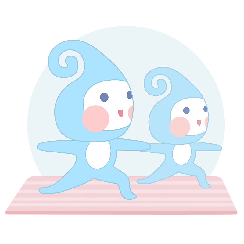 每日瑜伽app空白页面图（图ZNjkyNjM0MzI=） - 商业插画 - 站酷设计师猫饼00原创素材 - 站酷ZCOOL