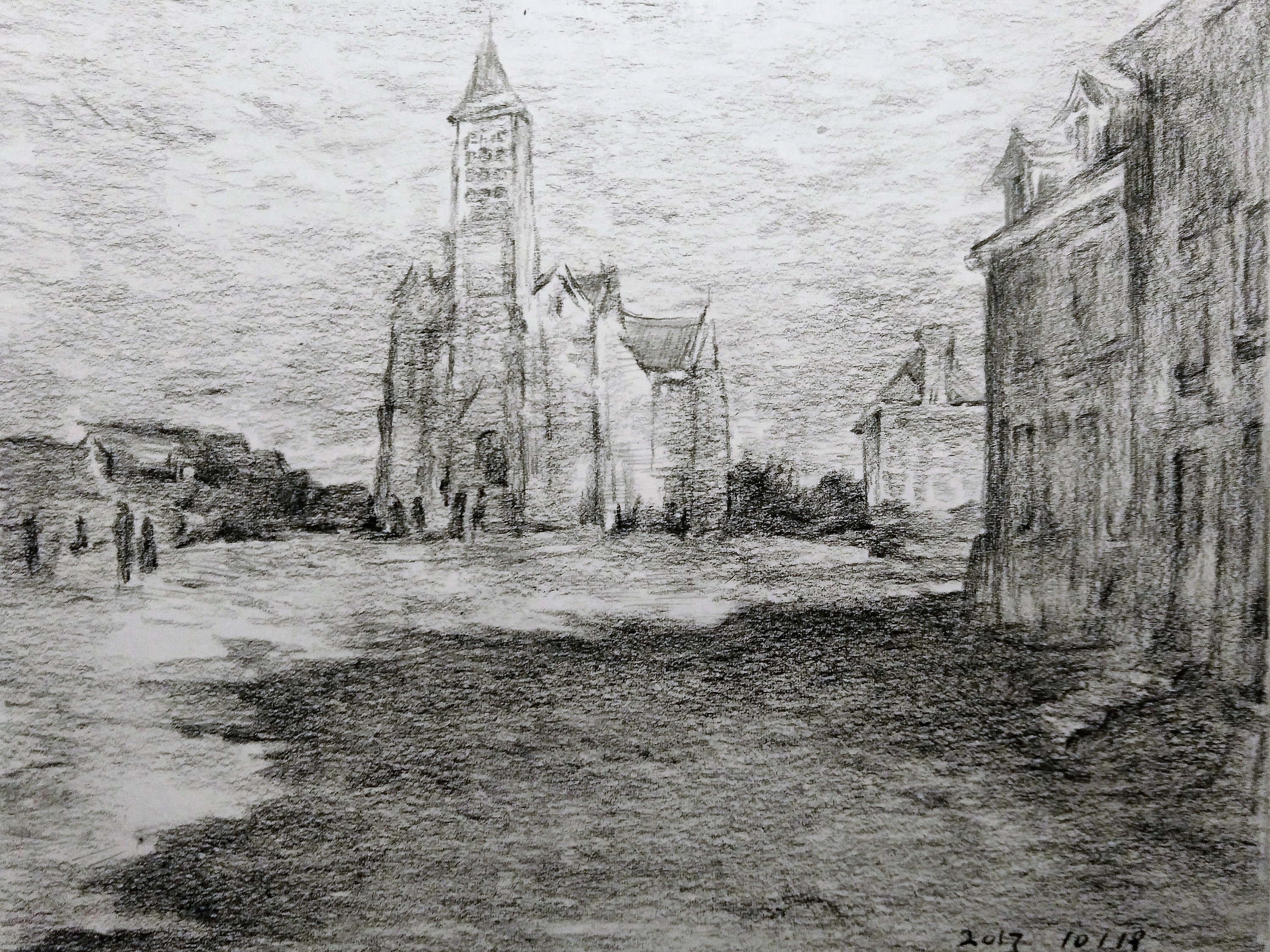 大学(3)风景速写/电影人物篇